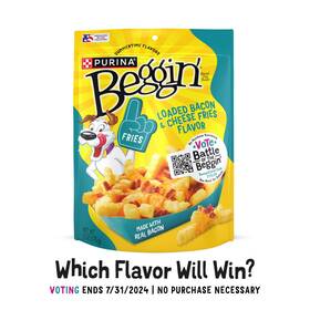 Purina 445002483483 Beggin Loaded Bacon And Cheese Fries Flavor Treats For Dogs