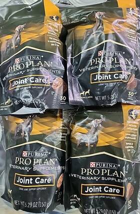 Purina 810020286427 4 X New Pro Plan Joint Care Medium/large 30 Chews Bb 03/2025