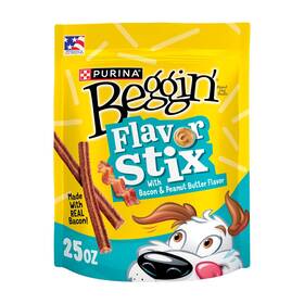 Purina Beggin 038100101723 Begginft Flavor Stix With Bacon And Peanut Butter - 25 Oz. Pouch