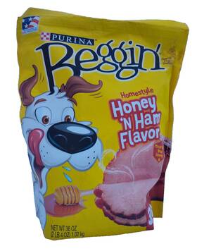 Purina Beggin 038100187420 Limited Edition Adult Dog Treats Homestyle Honey N Ham Flavor