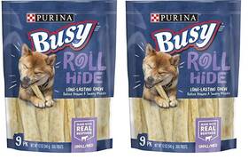 00070002129962 Purina Busy Rawhide Small/medium Breed Dog Bones 12 Ounce Pack Of 2