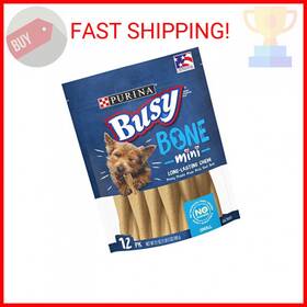 Purina Busy 038100144959 Made In Usa Facilities Small Breed Dog Bones Mini - 12 Ct. Pou