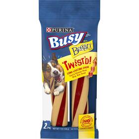 Purina Busy 038100173997 With Begginft Made In Usa Facilities Small/medium Breed Dog Treats Twistftd -
