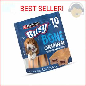 Purina Busy 445029112137 Bone Adult Dog Chew Treats Original - 10 Ct. Pouch