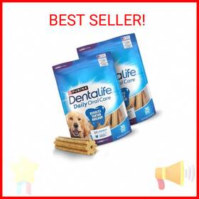 00017800186001 Purina Dentalife 017800186001 Daily Oral Care Dog Treats For Large Dogs 40 Plus Lbs. Chewy Dental T