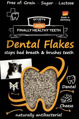 Qc1zpf102de Qchefs Flakes For Dogs - One Month Supply Oral Health Treat Heavy Duty