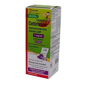 Quagen 370752104067 Childrenss Cetirizine 118 Ml By