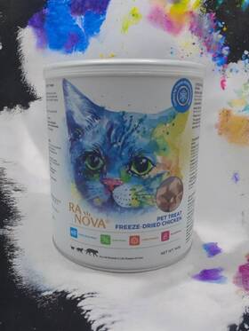 Ra Nova 930693254159 Freeze Dried Cat Treats Chicken Grain Free Natural Balanced Exp 06/25