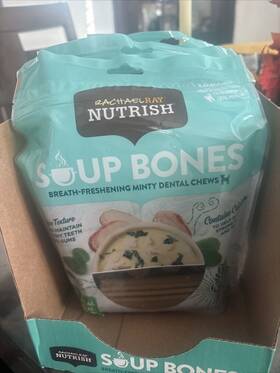 Rachael Ray 071190497918 Soup Bones Minis Dog Dental Treats- Very Rare