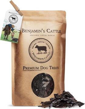 Ranch 313114490415 Single Ingredient - Organic Grass Fed And Finished Beef Liver Dog Treats Hand Ma