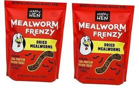 089-17003 Randall Burkey Company Happy Hen Treats Mealworm Frenzy 30-ounce Pack Of 2 1.88 Pound