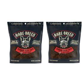 Rare Breed 017082017062 2 Pack Tender Beef Cuts Human Grade High Protein Dog Treats 4.5oz