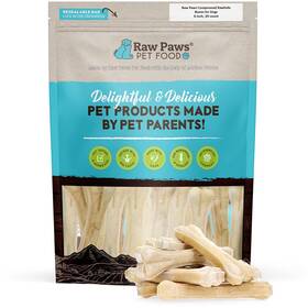 118000-6-20 Raw Paws Compressed Rawhide Bones For Dogs 6-inch 20-count - Packed In Usa