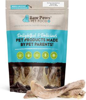 Raw Paws 850006873319 Freeze Dried Duck Necks For Dogs 5-oz - Made In 1 Ounce Pack Of 5
