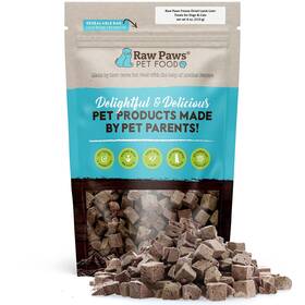 Raw Paws 850006873678 Freeze Dried Lamb Liver Treats For Dogs And Cats 4-oz - Dog Made I