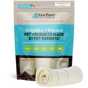 Raw Paws 850035152027 Beef Cheek Rolls For Dogs - 6 Inch 4 Pack Packed In Usa Free-range