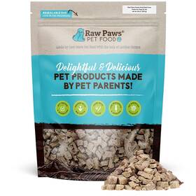 Raw Paws 853458007011 Freeze-dried Beef Liver Treats For Dogs And Cat 16-oz - Made In Usa All Natu