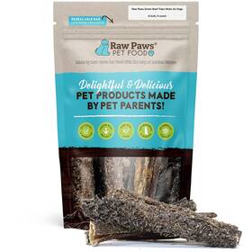 Raw Paws 859125007919 Green Beef Tripe Sticks For Dogs - 6-inch 5-pack Packed In Usa Dried Tri