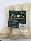 Rb0009 Rawhide Dog Bones Pack Natural Beefhide Nip