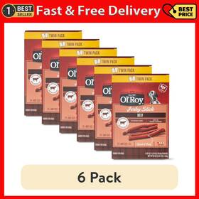 Red Collar Pet Foods 711181954203 6 Pack Olftroy Jerky Stick Dog Treats With Real Beef Chews 25 Oz Box 2