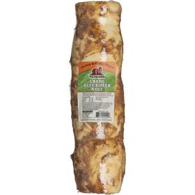 255065 Redbarn Large Glazed Beef Cheek Roll Dog Treat