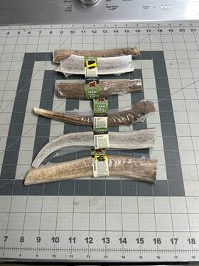 260101 Redbarn 6-pack Lot Small/medium Half Elk Antler Dog Dental Bone Chew