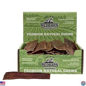 B00umallm4 Redbarn Beef Dog Treats - 50 Natural Barky Bark Bones For Dogs Healthy Snack