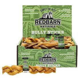 Redbarn Pet Products 644766094479 9 Braided Bully Sticks For Dogs. Natural Grain-free Highly Palatabl
