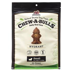 Redbarn Pet Products 785184011300 Chew-a-bulls Size Small Shape Hydrant 24-count Pack Of 1