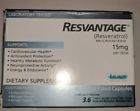 Resvantage For Humans Resveratrol Liquid Capsules New
