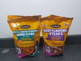 10330840 Retriever Lot Of 2 Beef Flavored Steakz Dog Treats 45 Oz