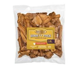 830tsc Retriever Variety Pack Chicken Basted Flavor Rawhide Dog Chew Treats - 1 Lb