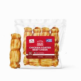 Rewardables 813432019492 Chicken Coated Beef Cheek Rolls For Dogs - Medium 5 Pack