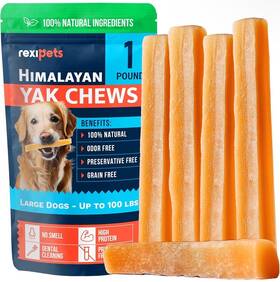 Rexipets 810156510083 100% Natural Yak Cheese Himalayan Dog Chews All Breeds -lactose Free -large Dogs Rexipets 810156510083 100% Natural Yak Cheese Himalayan Dog Chews All Breeds -lactose Free -large Dogs