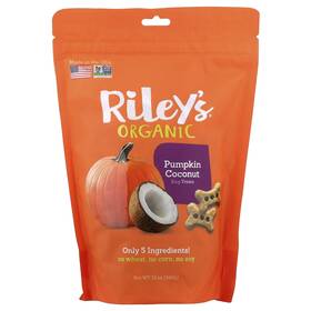 Rlo26074 Riley S Pets Dog Treats Pumpkin Coconut 12 Oz 340 G