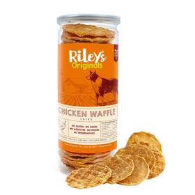 Rileys 850013260324 Waffles Chicken Chips For Dogs - Usa Sourced Dog Treats Single Ingred