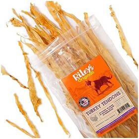 Rileys 850013260454 Turkey Tendons For Dogs Made In The Usa And Sourced - Single Ingredi