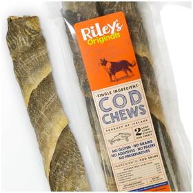 P-rp6057 Rileys Cod Skins For Dogs - Air Dried Single 3.8 Ounce Pack Of 1