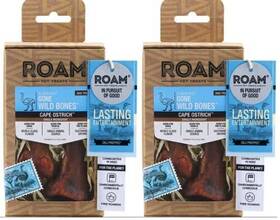 Roam Pet Treats 818782021478 4 Pack Of Gone Wild Bones Small Cape Ostrich