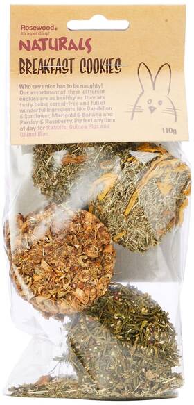 Rosewood 025659194639 Boredom Breaker Natural Treat Breakfast Cookies