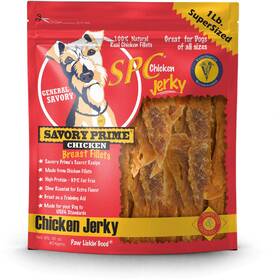 101616 S & M Professionals Savory Prime Chicken Jerky Treat 16ounce All Breed Sizes Model 30016