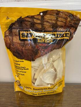 S & M Professionals Inc 810359004594 Savory Prime 45 American Beef Natural Delicious Rawhide Chips 1 Lbs. For Dogs