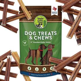 Sancho & Lolas Closet 635983761220 Supreme 6-inch Standard Bully Sticks By And Lola S 25 Pack All-natur