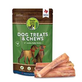 Sancho & Lolas Closet 715802950384 Supreme 6-inch Jumbo Bully Sticks By And Lola S 5 Pack All-natural