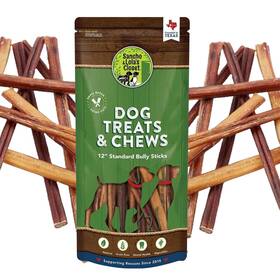 Bullstk-45 Sancho & Lolas Closet Supreme 12-inch Standard Bully Sticks By And Lola S 10 Pack