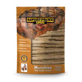 Savory Prime 810359000664 Munchie Sticks Dog Treat Natural 1ea/5 In 100 Pk