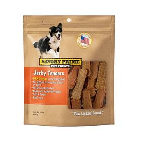 Savory Prime 810359003740 Natural Chicken Grain Free Jerky Tenders For Dogs