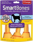 20810833029956 Sbbac-02995 Smartbones Dog Chews Bacon Cheese Large Count Pack