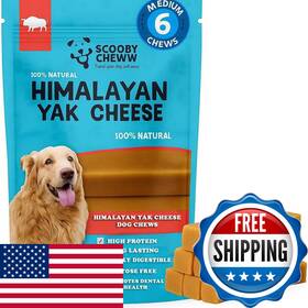 B0f67gq92m Scooby Cheww 6 Medium 100 Natural Yak Cheese For Dog Chews Treats All