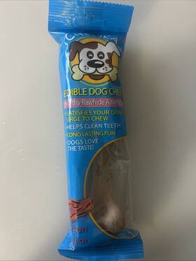 Scoochie 813579028852 Pet Medium Bacon Flavored Chewka Edible Dog Chews - 3.5oz 3-pack